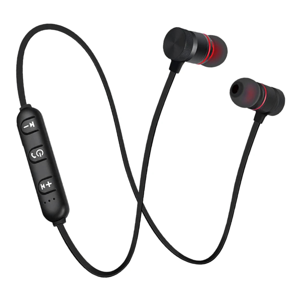 Bluetooth 4.1 Headphones Wireless Sport Neckband Music Earphones Headsets HiFi Stereo Earbuds With Mic for Workout Running Gym