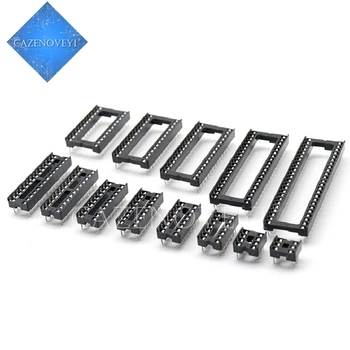 

10PCS Sockets DIP6 DIP8 DIP14 DIP16 DIP18 DIP20 DIP28 DIP32 DIP40 pins Connector DIP Socket 6 8 14 16 18 20 24 28 32 40 pin