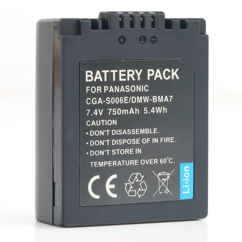 1PC Battery LANFULANG CGA-S006 Батарея для цифрового фотоаппарата Panasonic DMC-FZ7 DMC-FZ8 DMC-FZ18 DMC-FZ28 DMC-FZ30 DMC-FZ35 DMC-FZ38 DMC-FZ50 - Цвет: 1PC Battery