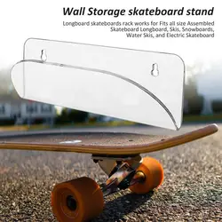 Solid High Stability Acrylic Wear-Resistant Skateboard Rack for Longboard