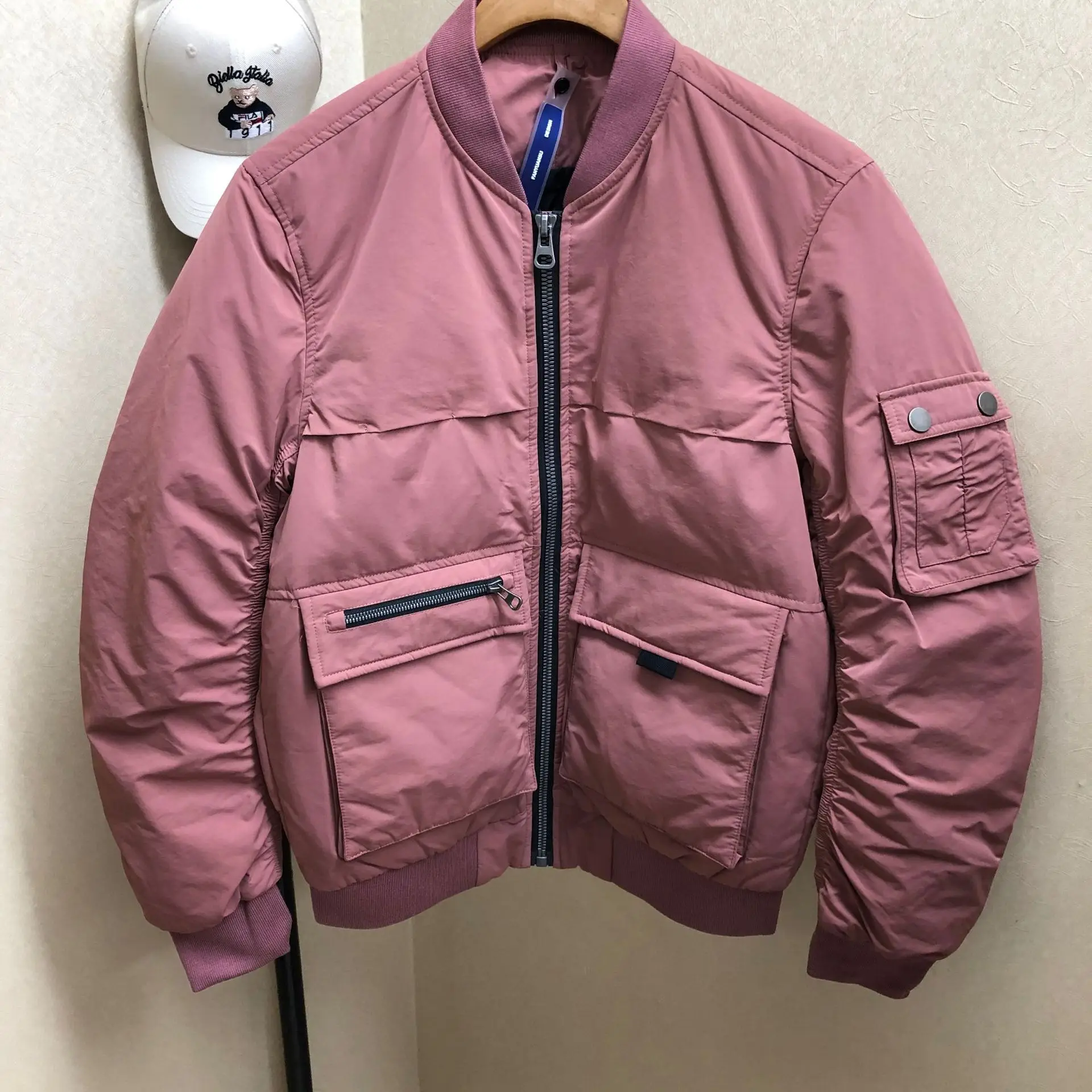 new men's down jacket 90 white duck down jacket baseball casual down jacket