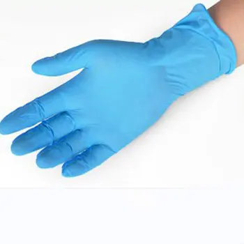 

50/100pcs Household Cleaning Washing Disposable Mechanic Gloves Black Nitrile Laboratory Nail Art Anti-Static Gloves