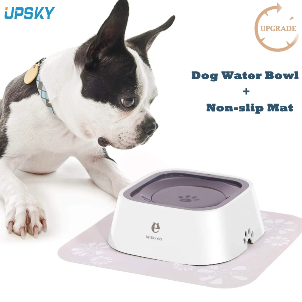 Bowl Pet-Water-Dispenser Pet-Dog No-Spill Slow Non-Wetting UPSKY Vehicle-Use Mouth