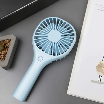 

Mini-Handheld-Fan-USB-Desk Fan, Small Personal Portable Table Fan with USB Rechargeable 1200MAh Battery Operated Cooling Electri