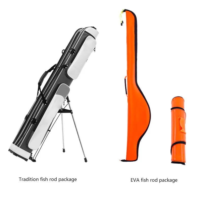 EVA сумка для рыбалки на открытом воздухе, многофункциональная сумка для хранения удочек, сумка для хранения рыболовных снастей, держатель, чехол для удочки