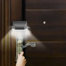 

Home Keyhole Lamp Infrared PIR Wireless Motion Sensor Detector 4 LED Light lamp for Kitchen Hallway Stairway Warehouse