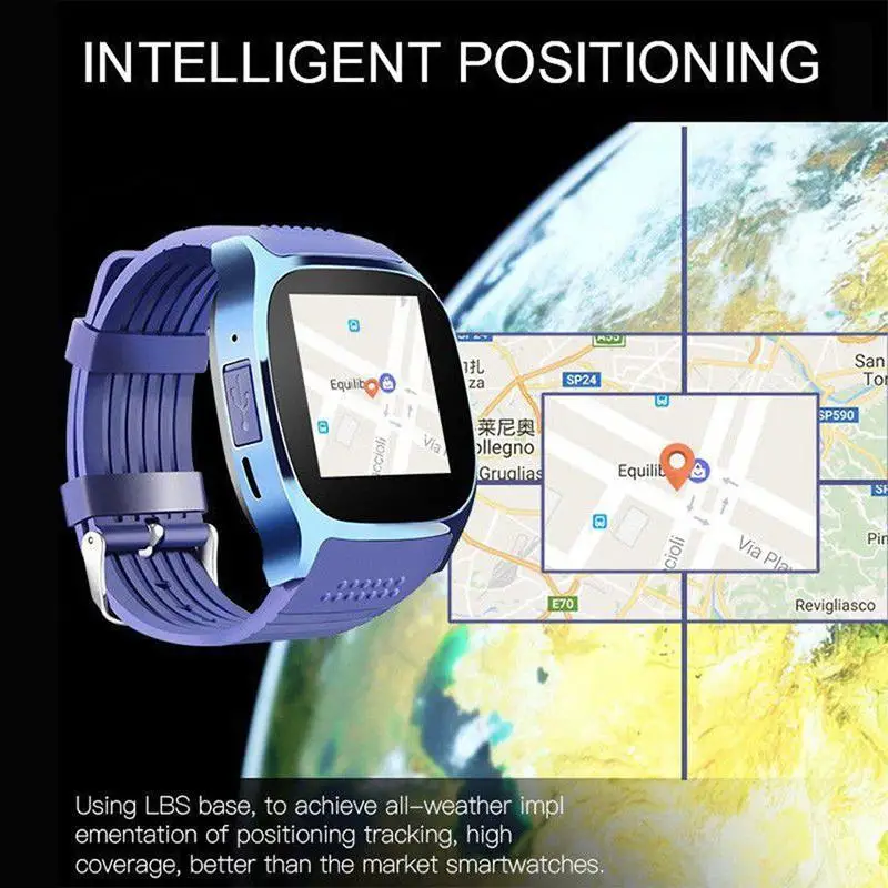  Studyset Bluetooth Smart Watch Phone Mate SIM FM Pedometer for Android IOS iPhone Samsung - 4000090815840