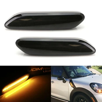 

1 pair Side Marker Lights Smoked Lens Full LED Fender Replaces Replacement