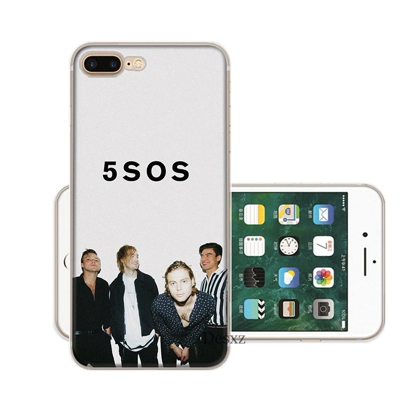 Мобильный телефон чехол для iPhone 6 6S 7 8 Plus iPhone 11 Pro XR X XS Max SE 5s 5 Чехол SOS Luke hemmins Shell