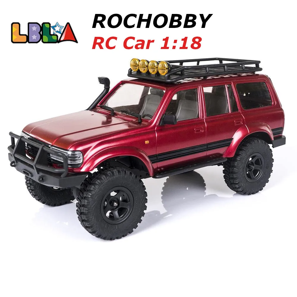 ROCHOBBY RC Car 1:18 2.4Ghz Katana Waterproof Crawler Remote Control Car Vehicle Off Road Models RTR Toys for Children
