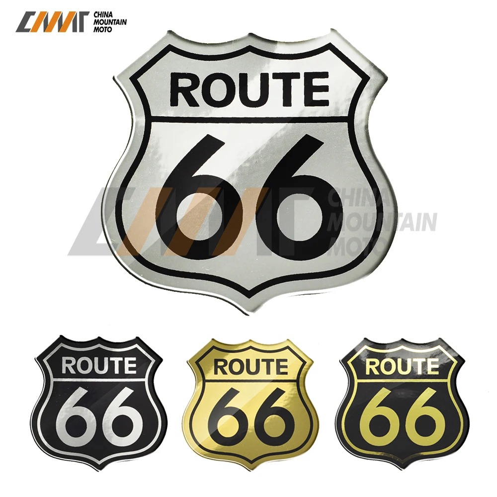 3D Motorcycle Decal America US Route 66 Sticker Case for Harley Touring Electra Road Glide King BMW GS S1000 Indian Stickers 3d motorcycle sticker america us the historic route 66 stickers fit for harley touring electra glide ultra road king