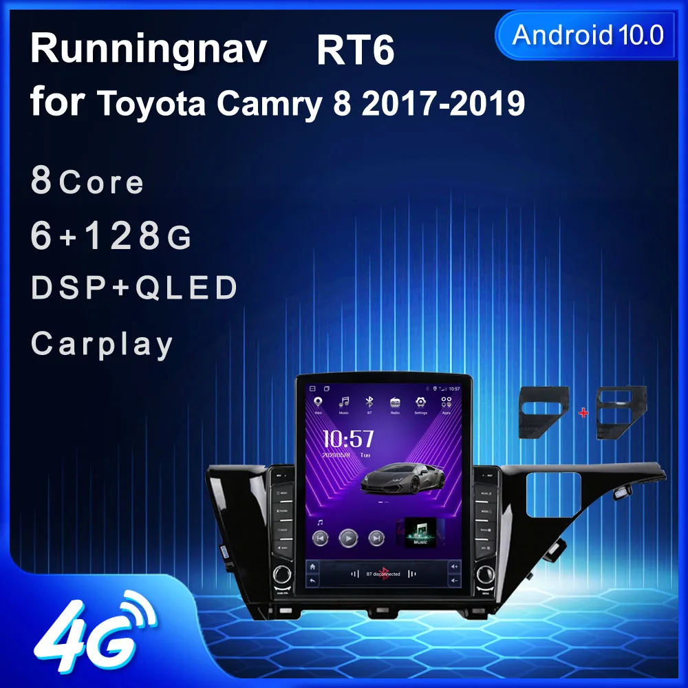 Runningnav для Kia Rio 4 IV FB 2016 2017 2018 2019 2020 2021 Tesla Тип Android автомобильное радио