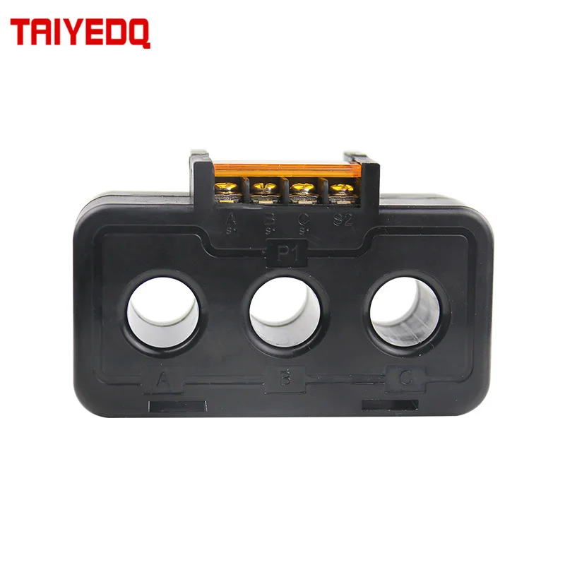 Three-phase Integrated Current Transformer Micro AC 380V Small Mini 50/5 100/5 30/5 TY3-18CT Measurement