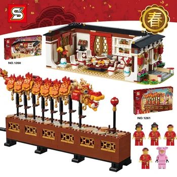 

Lepinblock 602pcs Overwatching Bastion Mecha Machine armor With Light Building Blocks Compatible 75974 Toy KIY birthday Gift