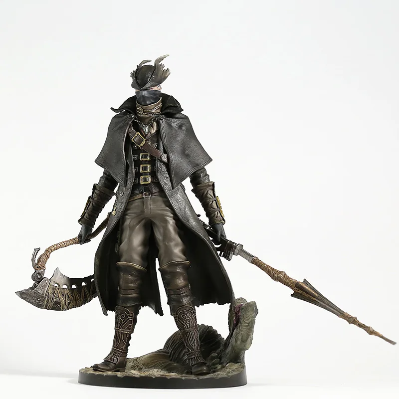 Bloodborne The Old Hunter with Saw Cleaver 1/6 Scale Statue PVC Model Toy Figurals