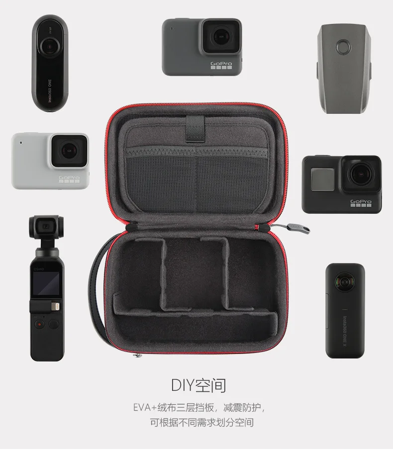 PGYTECH мини-сумка для DJI OSMO экшн-камеры и DJI OSMO Карманный чехол для переноски сумка