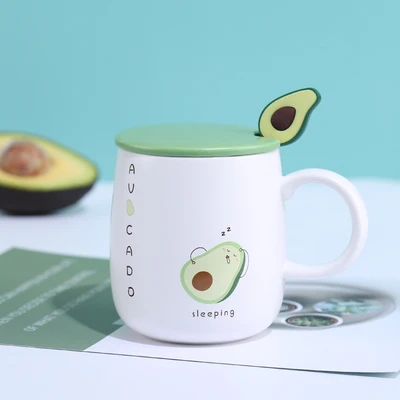 R OUSSIRRO Newest Style Ceramic Cups Mug Milk Coffee Mugs Friends Gifts Student Breakfast Cup - Цвет: R