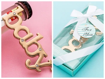 

(10 Pieces/lot) Baby gift for Guests of B-A-B-Y bottle opener Favors for Baby birthday party favors and Baby receiption gifts