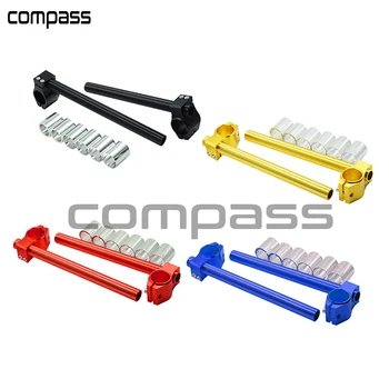 

Motorcycle Handlebar CNC Cafe Racer Racing Adjustable 24/25/26/27/28/29/30/31 mm Clip On Fork Handle Bar