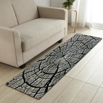 

3D Printed Carpet Non-slip Absorbent Kitchen Mat Sofa Wardrobe Shoe Cabinet Long Mats