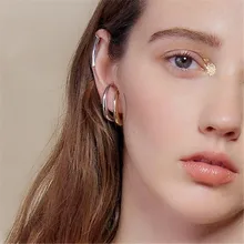 FFLACELL, 925, серебряные серьги, шикарные панковские геометрические серьги-гвоздики, минималистичные ювелирные изделия для женщин и девушек, вечерние ювелирные изделия, подарок