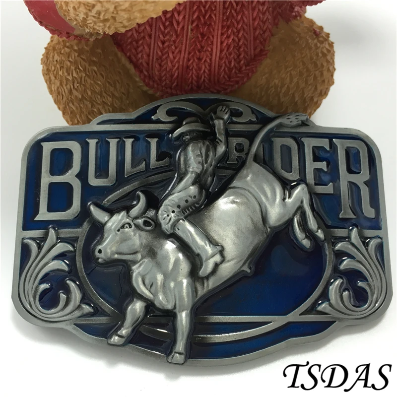 Пряжка для ремня Western Cowboy Bull Rider ширина 3 8 4 см 10*7 2 металлическая стандартная
