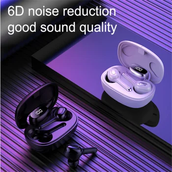 

CYKE new smart wireless TWS Bluetooth headset translation headset digital display power charging warehouse sports headphones