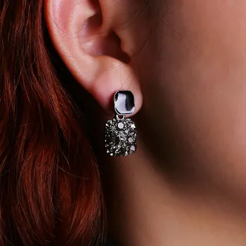 

Oorbellen Earings Rushed Pendientes S925 Needle South Korea Advanced Sense Retro Court Style Small Crowd Versatile Earrings