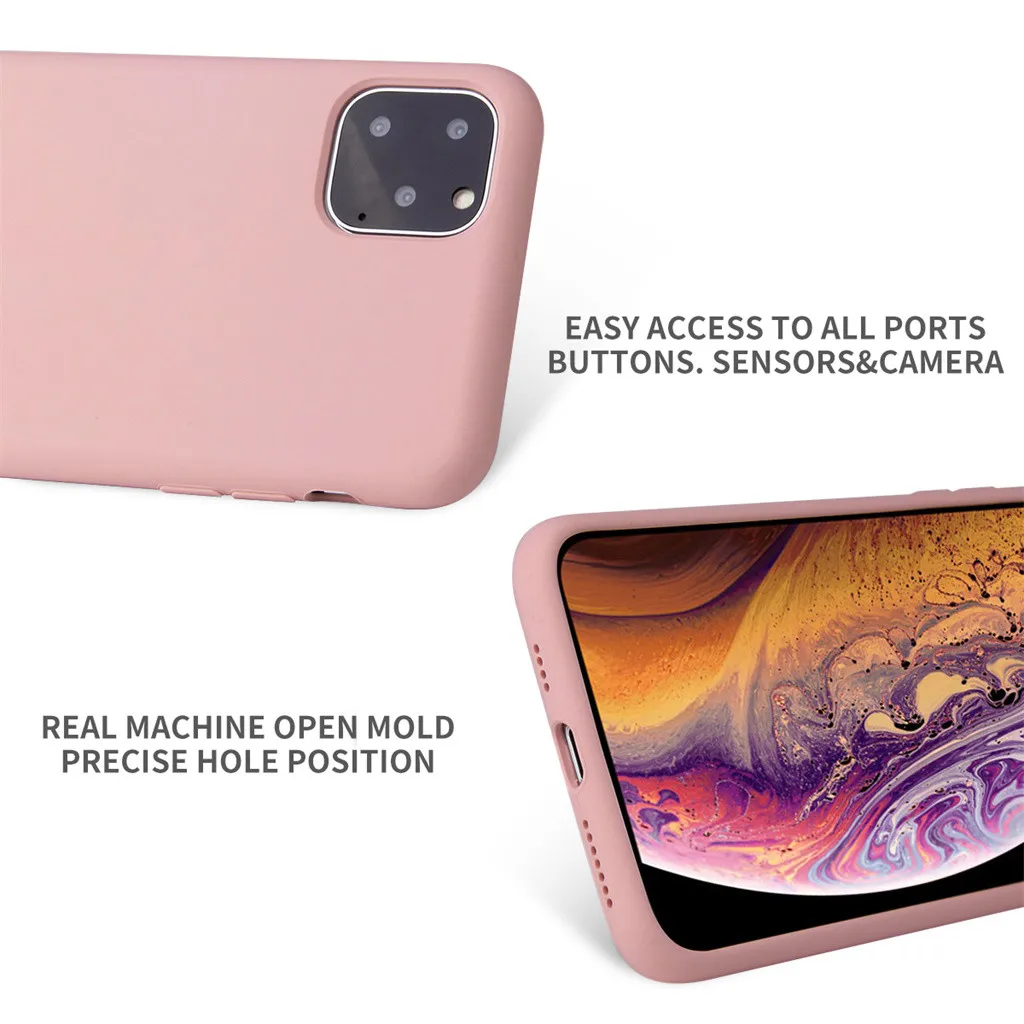 20# Жидкий чехол для iPhone 11 Pro Max гелевый резиновый противоударный защитный чехол для iPhone 11 Pro Max 6,5 Дюймов