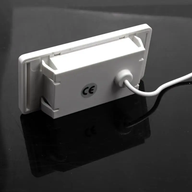 1 м кабель питьевой цифровой ЖК-термометр датчик с солнечной батареей ...