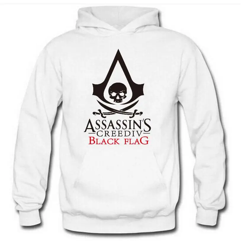 Assasin's Creed Для мужчин со шляпой и защита при ношении Assassin игровой периферический по европейской классификации свободные Для мужчин одежда для городских взрыв - Цвет: Белый