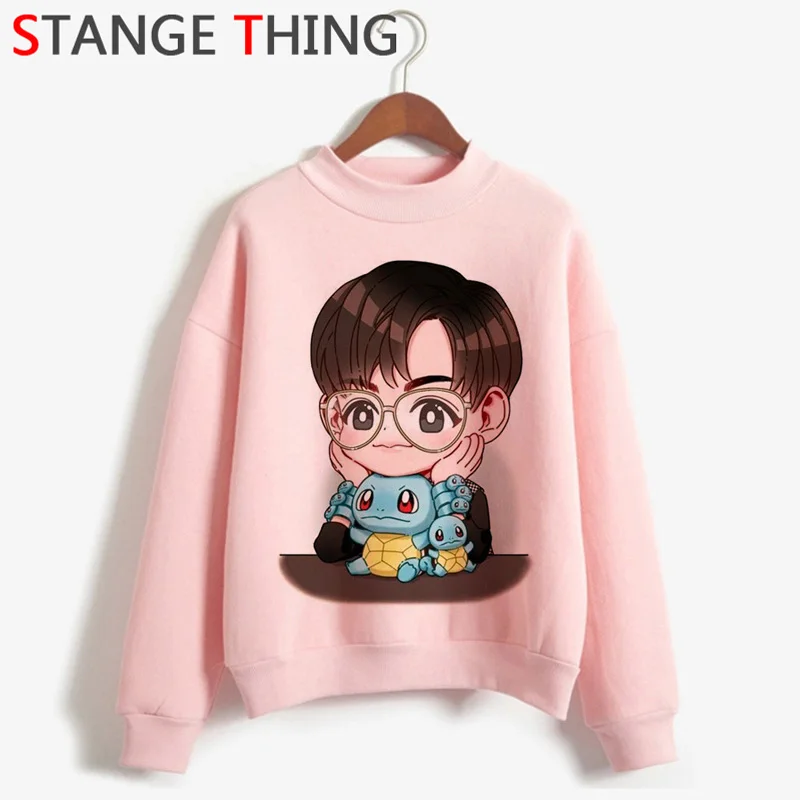 Got7 Kpop Idols Harajuku Kawaii зимние теплые толстовки для женщин Ullzang Eyes on You Новые забавные мультяшные толстовки модная Толстовка для женщин - Цвет: H2773