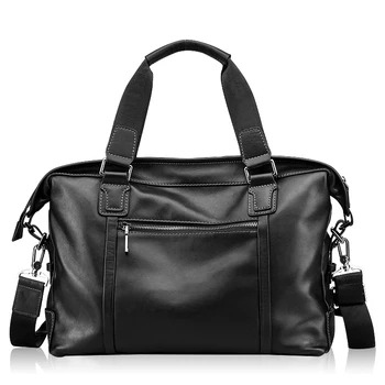 

Large-Capacity Genuine Leather Men's Computer Bag Multi-Function Business Travel Briefcase High Quality Solid Casual Handbags