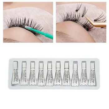 

10pcs/lot 2ml Eyelash Glue Waterproof White Eye Lash Glue Natural Rubber Latex Eyelash Glue Eyelash Extension Accessories