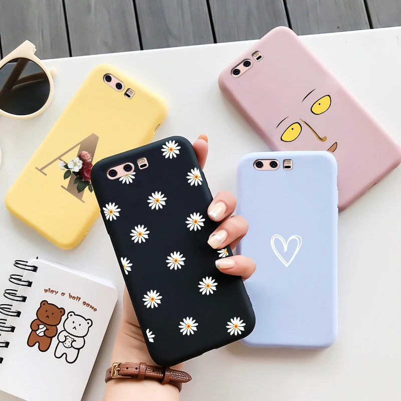 Silicone Soft Matte TPU Shell For HUAWEI P10 P10lite P10plus Case Personality Tide Shell For Huawei P10 Plus Case Fashion Shell glass flip cover