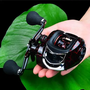 

1pcs Baitcast Fishing Reel 13 Bearing Large Line Capacity Lightweight Left-handed Bait Right-handed Fishing Casting Wheel T L8U5
