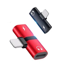 2 в 1 два порта адаптер для наушников для iPhone 7 8 Plus X XS Xs Max для IOS 11 12 аудио зарядное устройство аксессуары