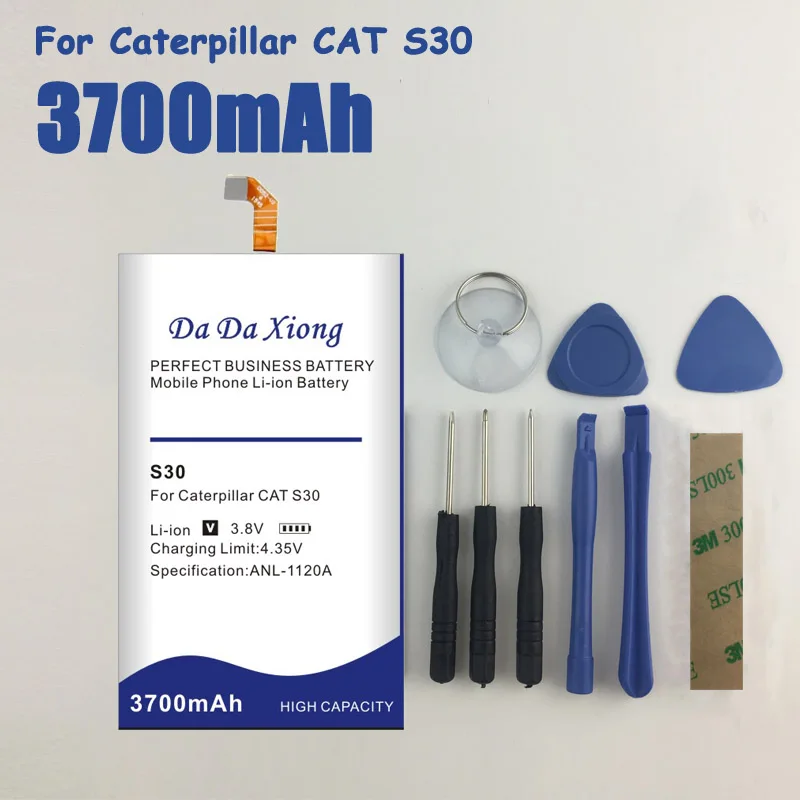 DaDaXiong 3700 мАч S30 батареи APP-12F-B5595I-CXX-111 для гусеницы CAT S30 батарея с подарочными инструментами+ наклейки