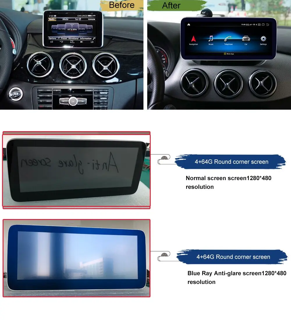 Qualcomm-18 W205X253C253 Android 9,0 экран автомобильный gps навигационная мультимедийная система музыкальный видео плеер для Benz C/GLC/V NGT5.0
