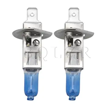 

BQLZR 2.41x2.41x5.63cm 12v 100w Ultra White Light Xenon Headlight H1 Set of 2
