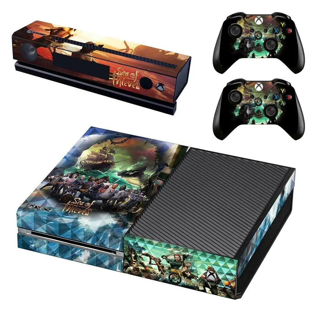 GSTM1486 Морские воры наклейки s для xbox one виниловые наклейки на кожу наклейки Pegatinas для xbox one консоль Kinect два контроллера шкуры - Цвет: GSTM1486