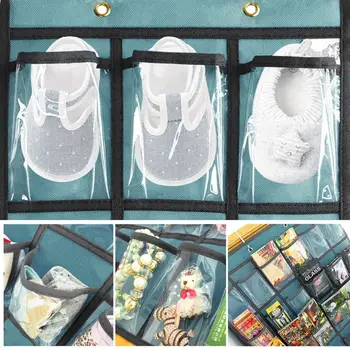 

25 Clear Pockets Classroom Pocket Chart For Teacher Cell Phones Holder Door Hanging Calculator Organizer H55F