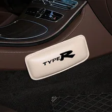 1 шт. кожаное сиденье автомобиля мягкая подушка для Honda Civic Typer автомобиля наколенники