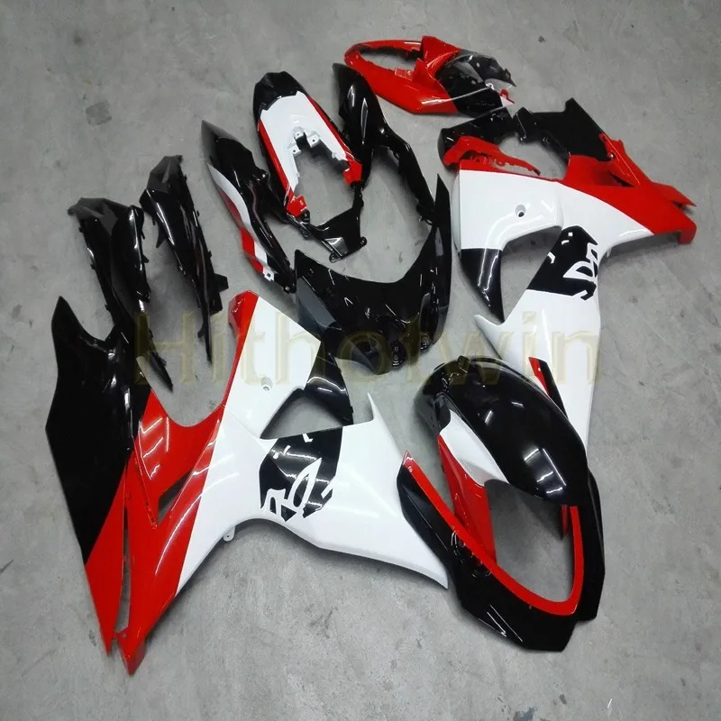 Мотоцикл обтекатель корпуса для Suzuki GSX-R1000 2009 2010 2011 2012 2013 K9+ Болты+ литья под давлением красного и белого цвета