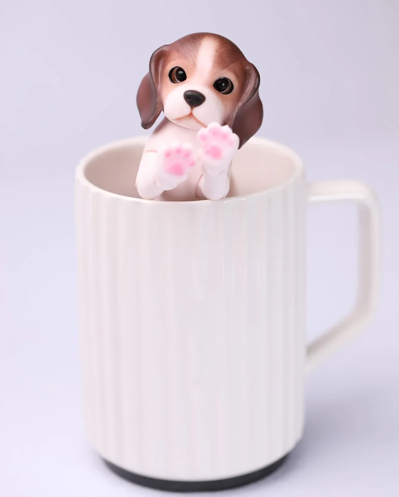 1/8 BJD кукла милый питомец щенок мини Собака BJD/SD смола фигурка кукла модель игрушка подарок. В комплект не входит одежда, обувь, парик A0110petbeaglapuppy