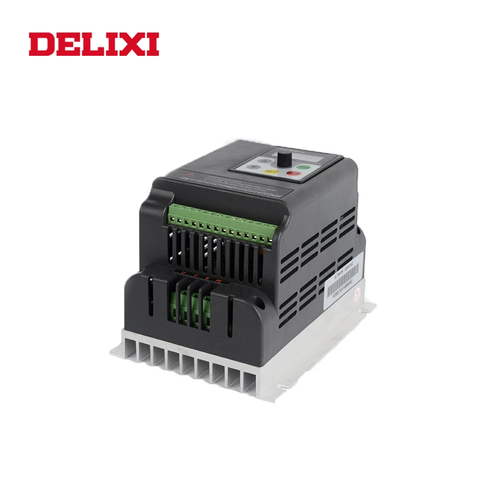 DELIXI DL350 2 кВт 220 В VFD однофазный вход в 3 фазы выходной преобразователь