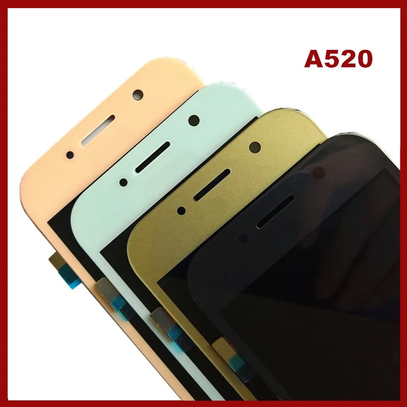 Протестированный ЖК-дисплей подходит для samsung Galaxy A5 2017 lcd A520 SM-A520F сенсорный