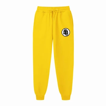 

Casual Funny Print Dragon Ball Goku Mens Pants Autumn Winter Gray Men Joggers Sweatpants Black Trouser pantalo Plus Size S-XXXL