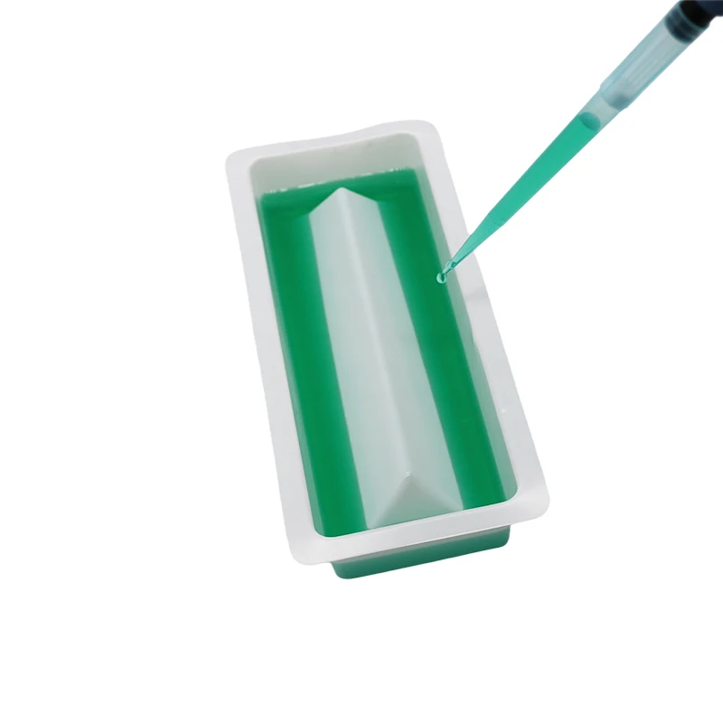 10 Pcs Lab Reagent Reservoir 55ml PP Disposable Solution Basins Sterilization Individual Packaging Reagent Tank Medical Supplies