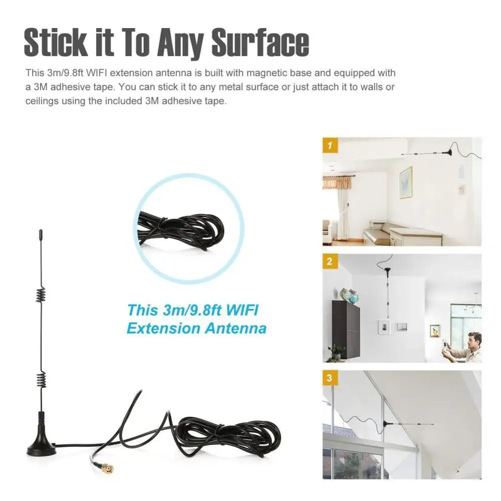2-4G-Magnetic-Security-Camera-Antenna-Extender-10ft-7dBi-CCTV-Wireless-WiFi-Male-And-Female-Extension (4)